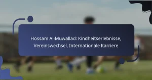 Hossam Al-Muwallad: Kindheitserlebnisse, Vereinswechsel, Internationale Karriere
