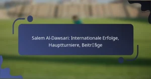 Salem Al-Dawsari: Internationale Erfolge, Hauptturniere, Beiträge